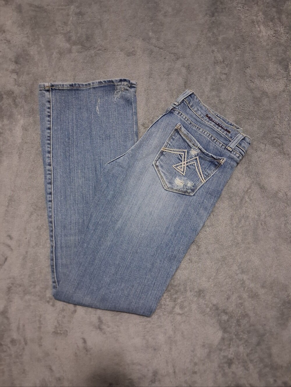Vigoss Light Blue Denim Jeans Distressed - Size 5